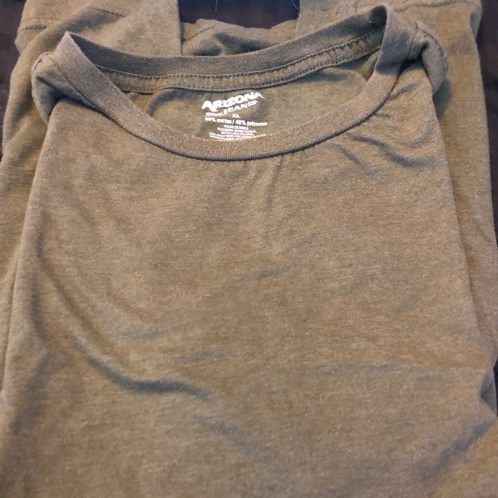 Men's XL olive green Arizona t-shirt